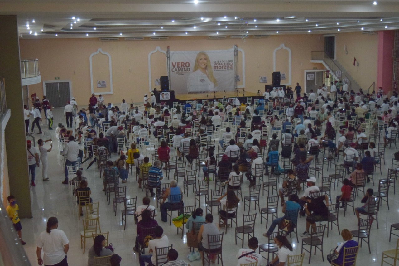 Mario Delgado, estuvo de visita en Mérida, donde participó en un evento con los diferentes candidatos a cargos de elección popular