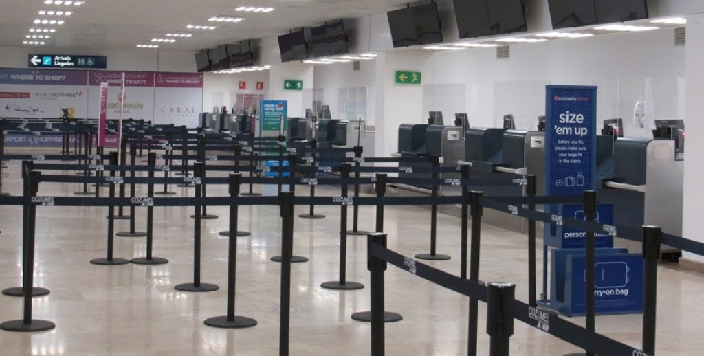 Se desploma tráfico de pasajeros en el Aeropuerto Internacional de Cozumel