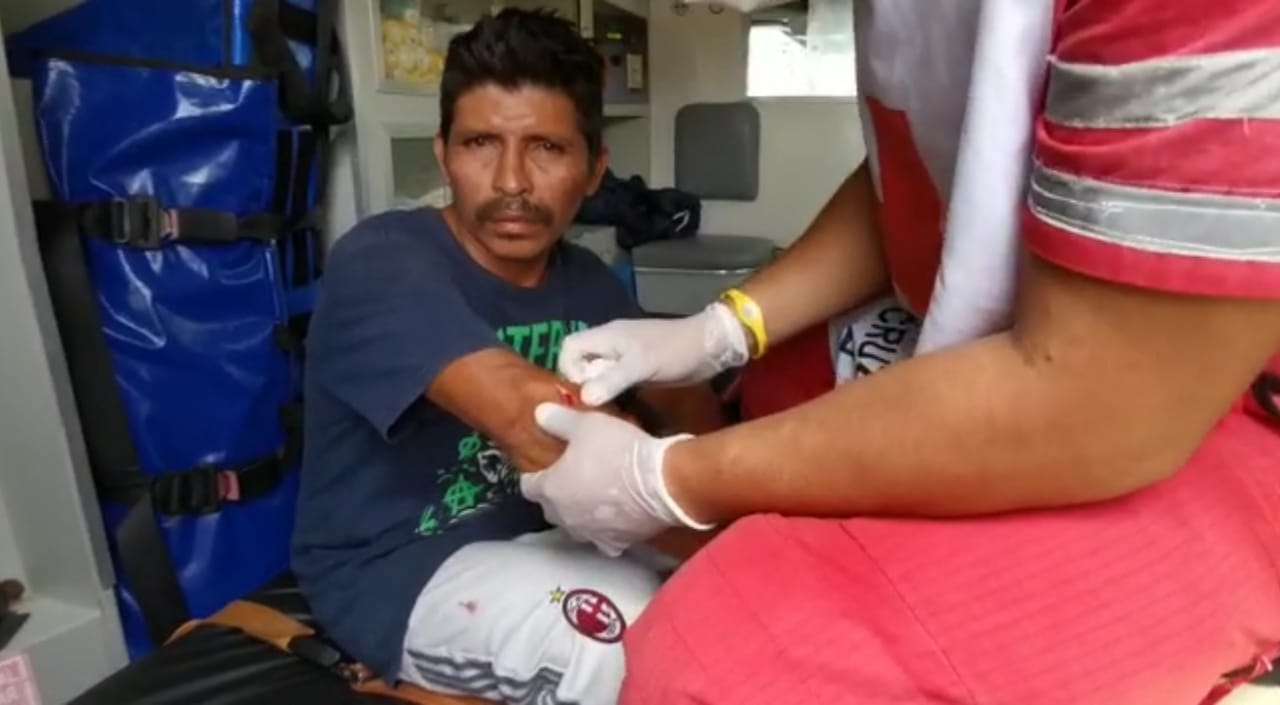 Hombre resultó herido tras ser apuñalado