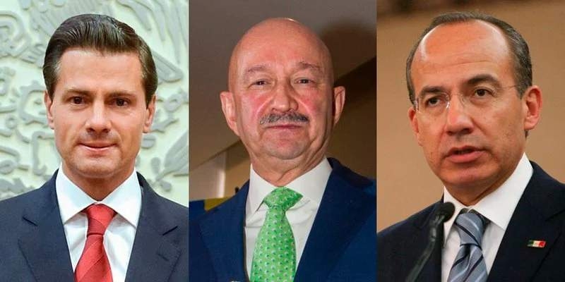 Investigan cuentas de Carlos Salinas de Gortari, Felipe Calderón y Enrique Peña Nieto