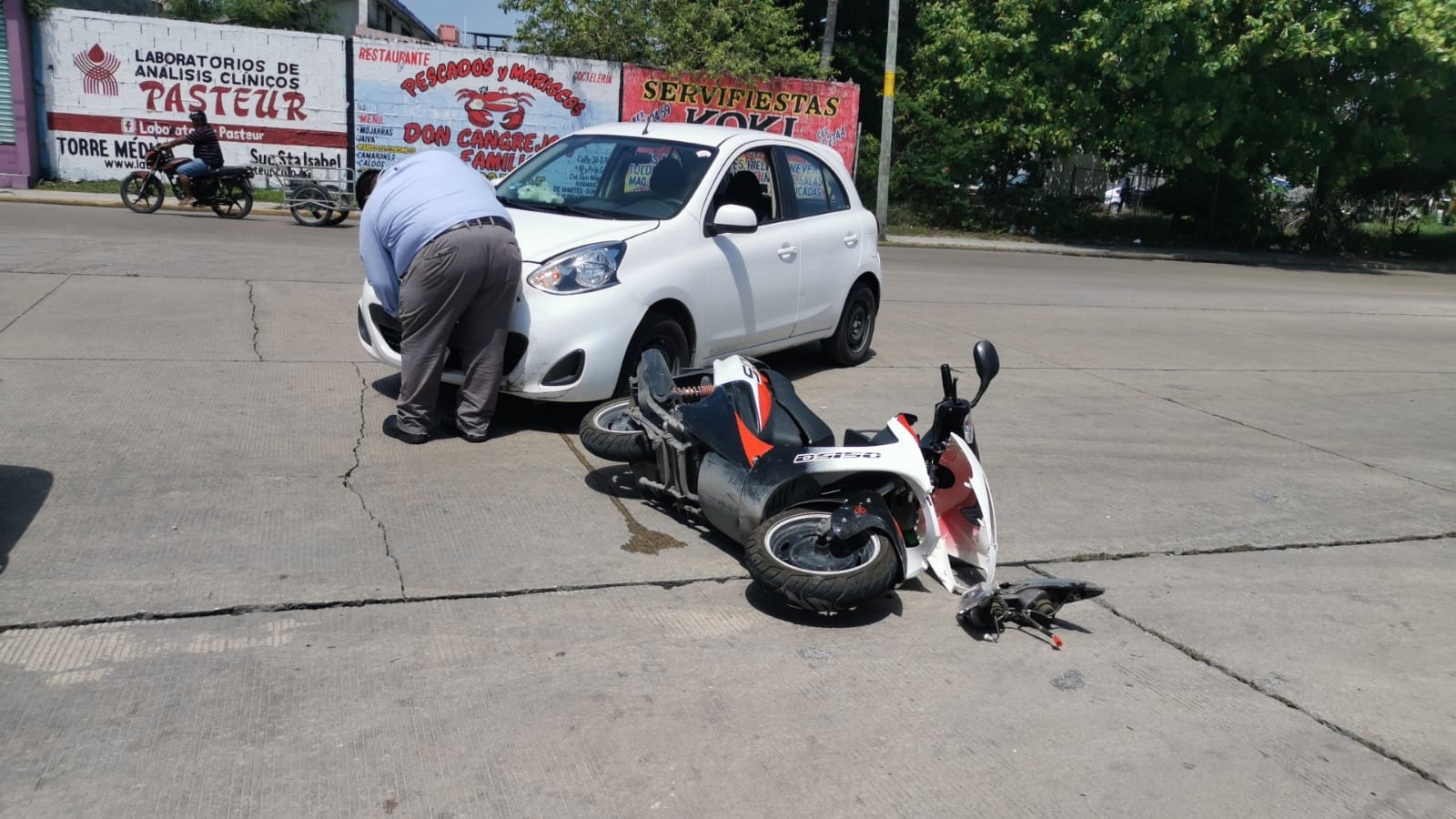 Atropellan a motociclista en aeropuerto de Ciudad del Carmen