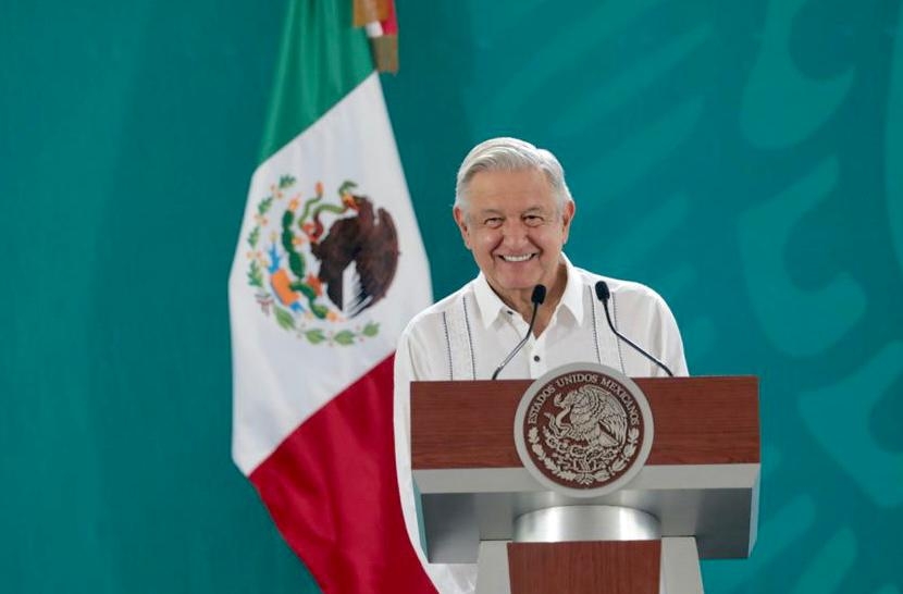 López Obrador, durante su conferencia de prensa
