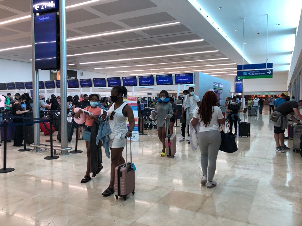 Aeropuerto de Cancún sostendrá 336 vuelos para este lunes