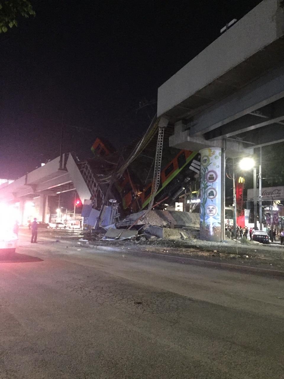 Se desploma Metro Olivos en CDMX