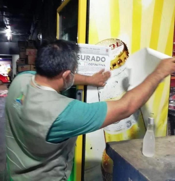 Copriscam clausura 70 establecimientos que vendían bebidas alcohólicas en Campeche