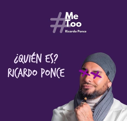 Crean grupo de denuncia 'Me Too' contra Ricardo Ponce en Instagram