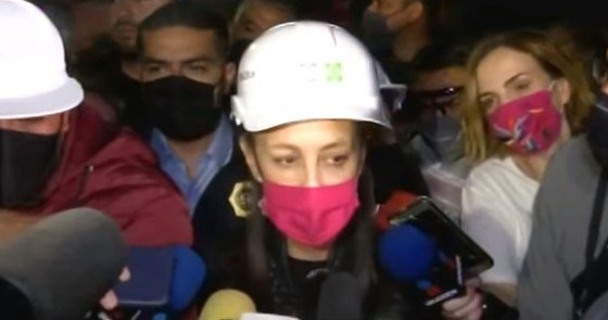 Claudia Sheinbaum confirma que hasta el momento hay 15 fallecidos tras derrumbe