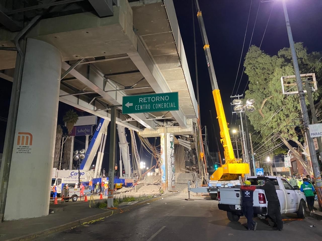 Habilitan red emergente de movilidad en CDMX tras desplome del Metro Olivo