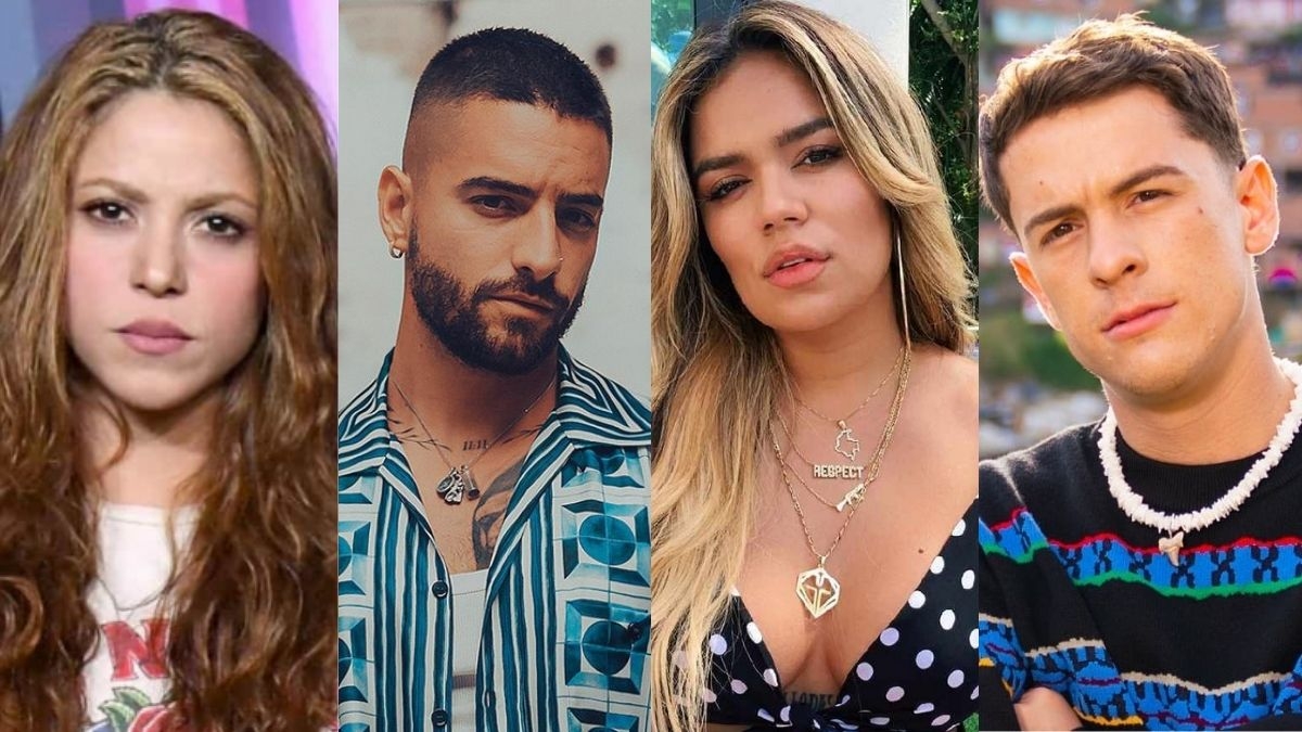 Shakira, Maluma, Karol G y Guaynaa