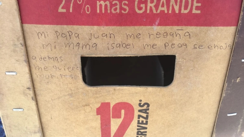 Camila pide auxilio y dice que es maltratada por sus padres y que se quiere morir