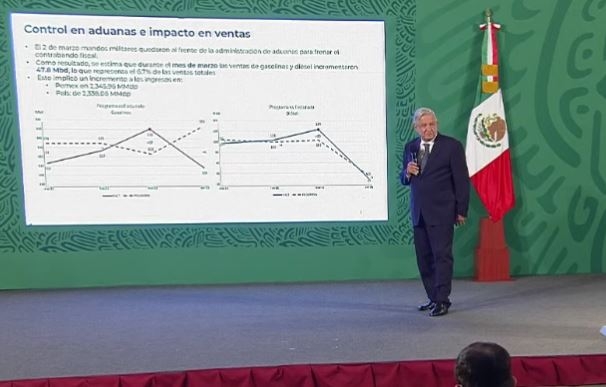 López Obrador, durante su conferencia de prensa