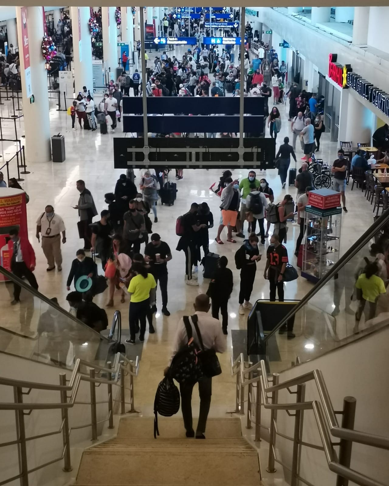 Así luce hoy el aeropuerto de Cancún