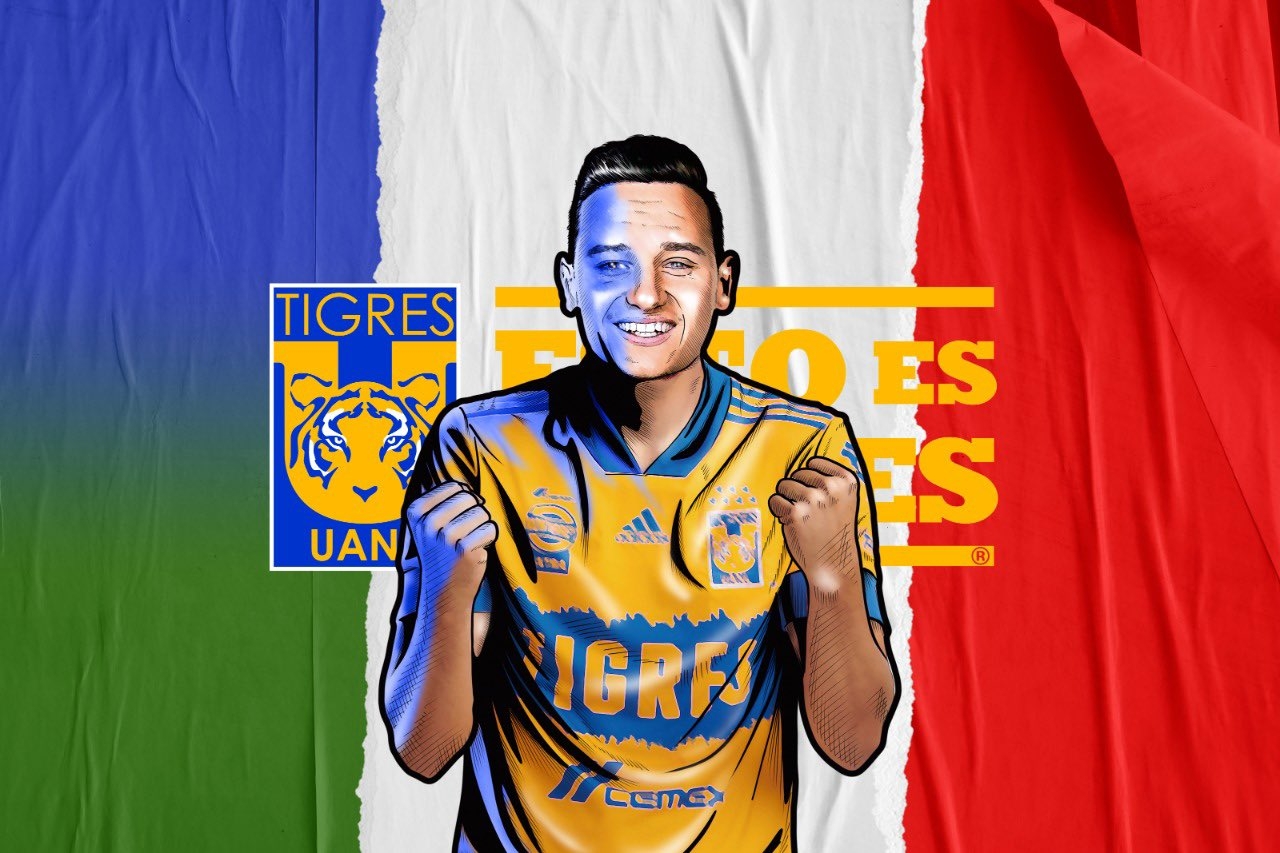 Florian Thauvin llega como fuerte refuerzo al Tigres de Nuevo León