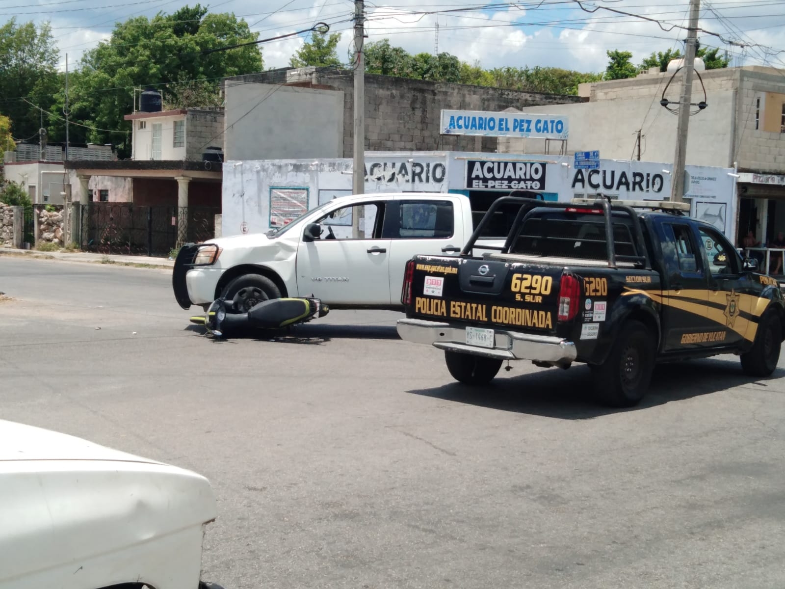 Así terminaron las unidades luego del choque