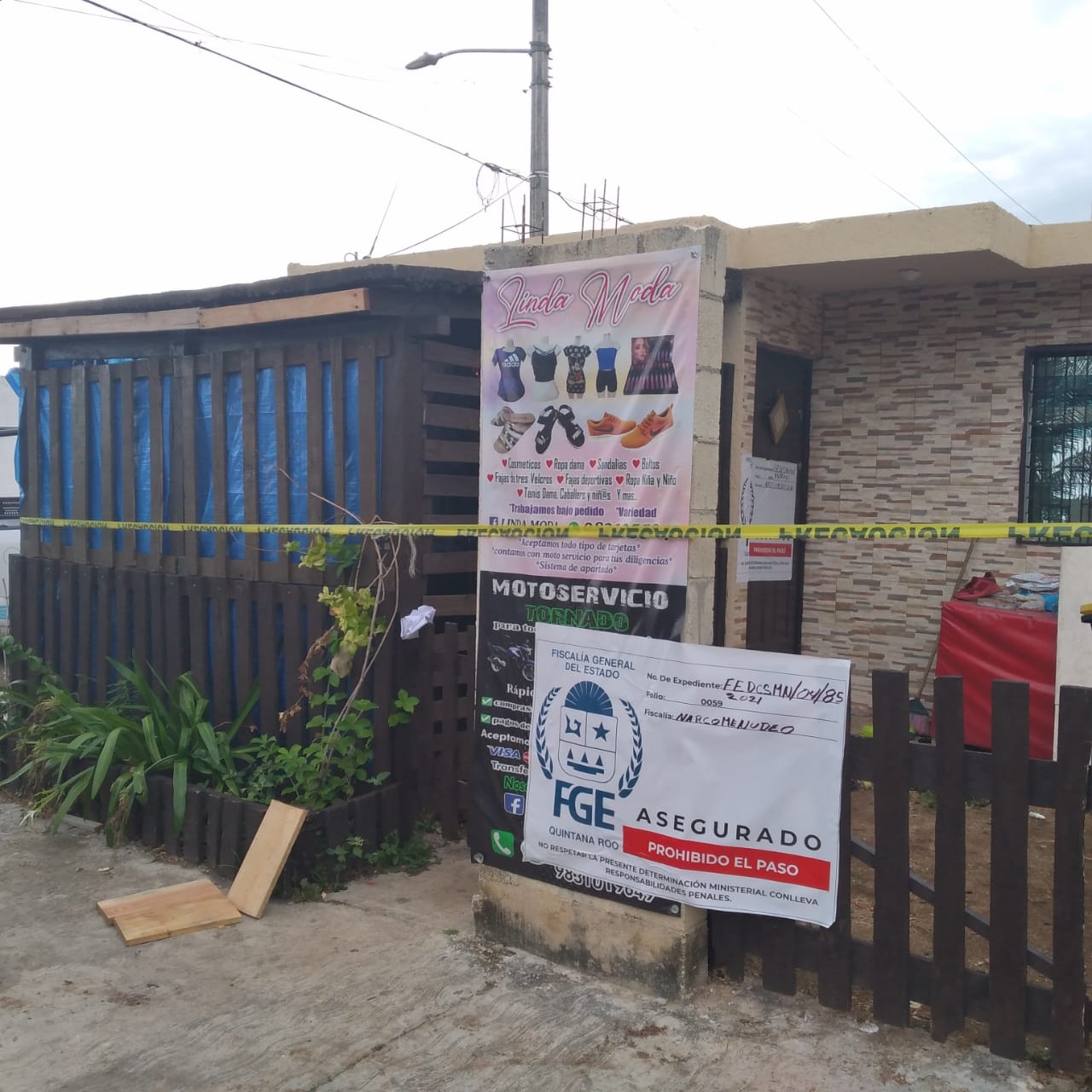 Confiscan bolsas de cocaína durante cateo realizado en vivienda de Chetumal