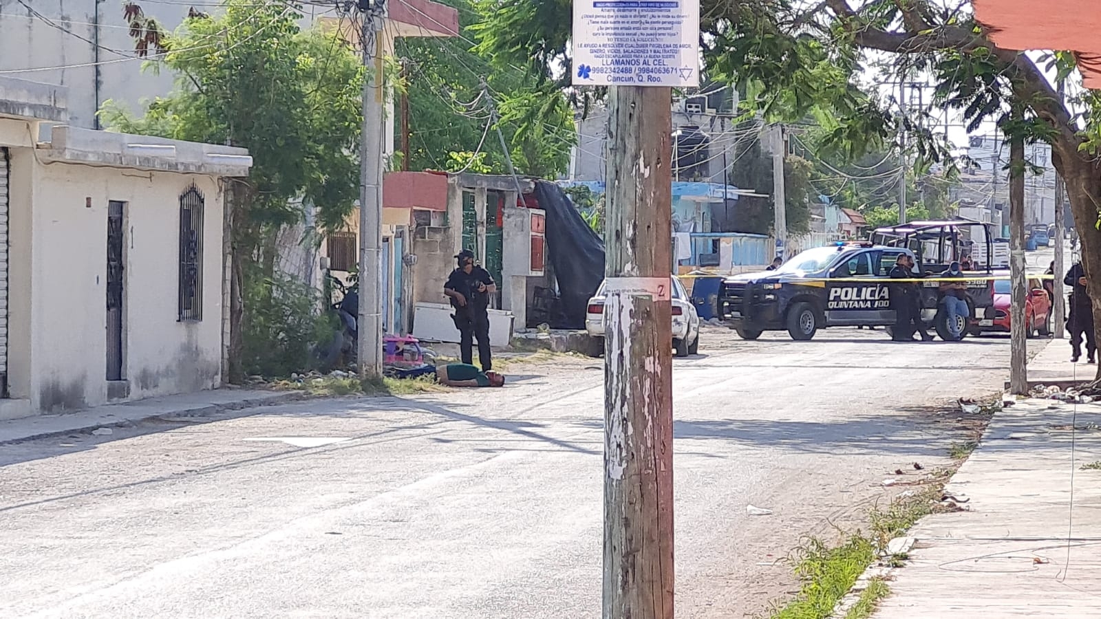 Asesinan a balazos a un hombre en la delegación Alfredo V. Bonfil de Cancún