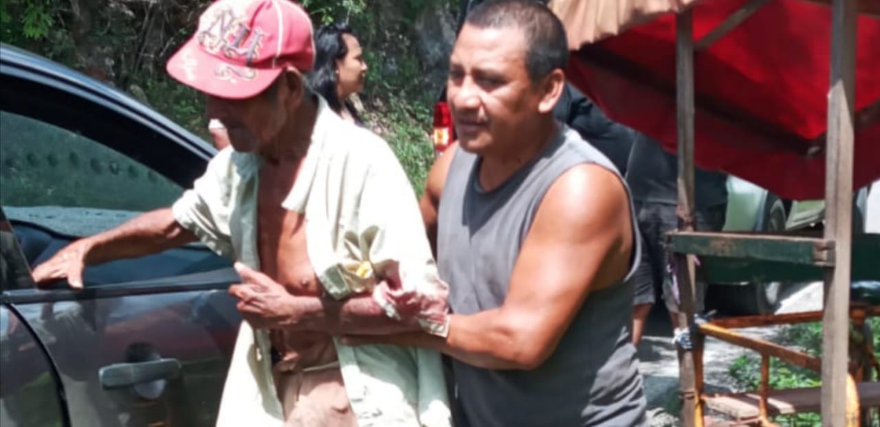 Encuentran abuelito de 77 años extraviado en carretera Tinún- Tenabo