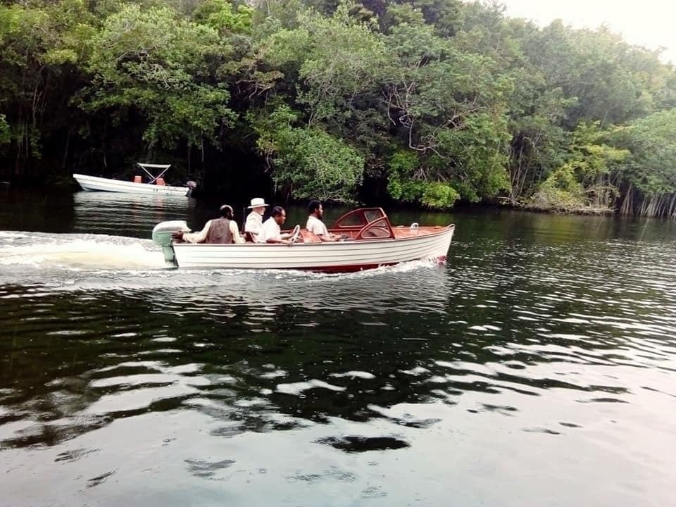 La película se filmó en la selva quintanarroense, cerca de la frontera con Belice