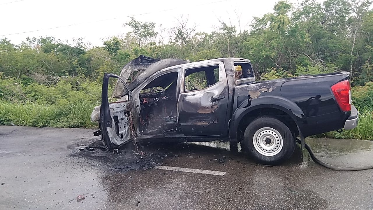 El conductor logró mantenerse a salvo