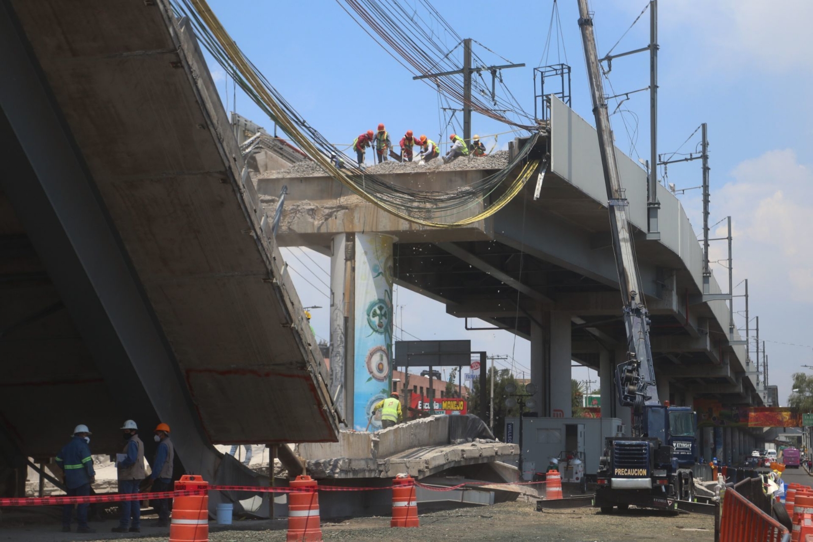 Colegio de Ingenieros Civiles recomienda no reabrir tramo elevado de L12 del Metro