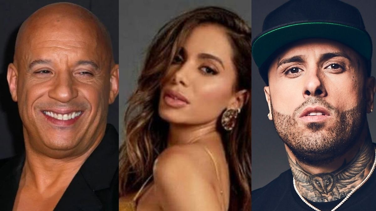 Vin Diesel, Anitta y Nicky Jam