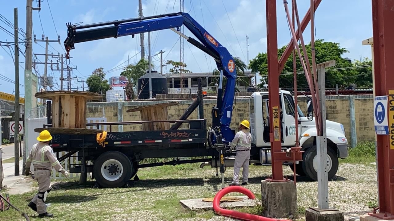 CFE explicó que el suministro de energía eléctrica en Playa del Carmen se vio afectado "por actos de vandalismo"