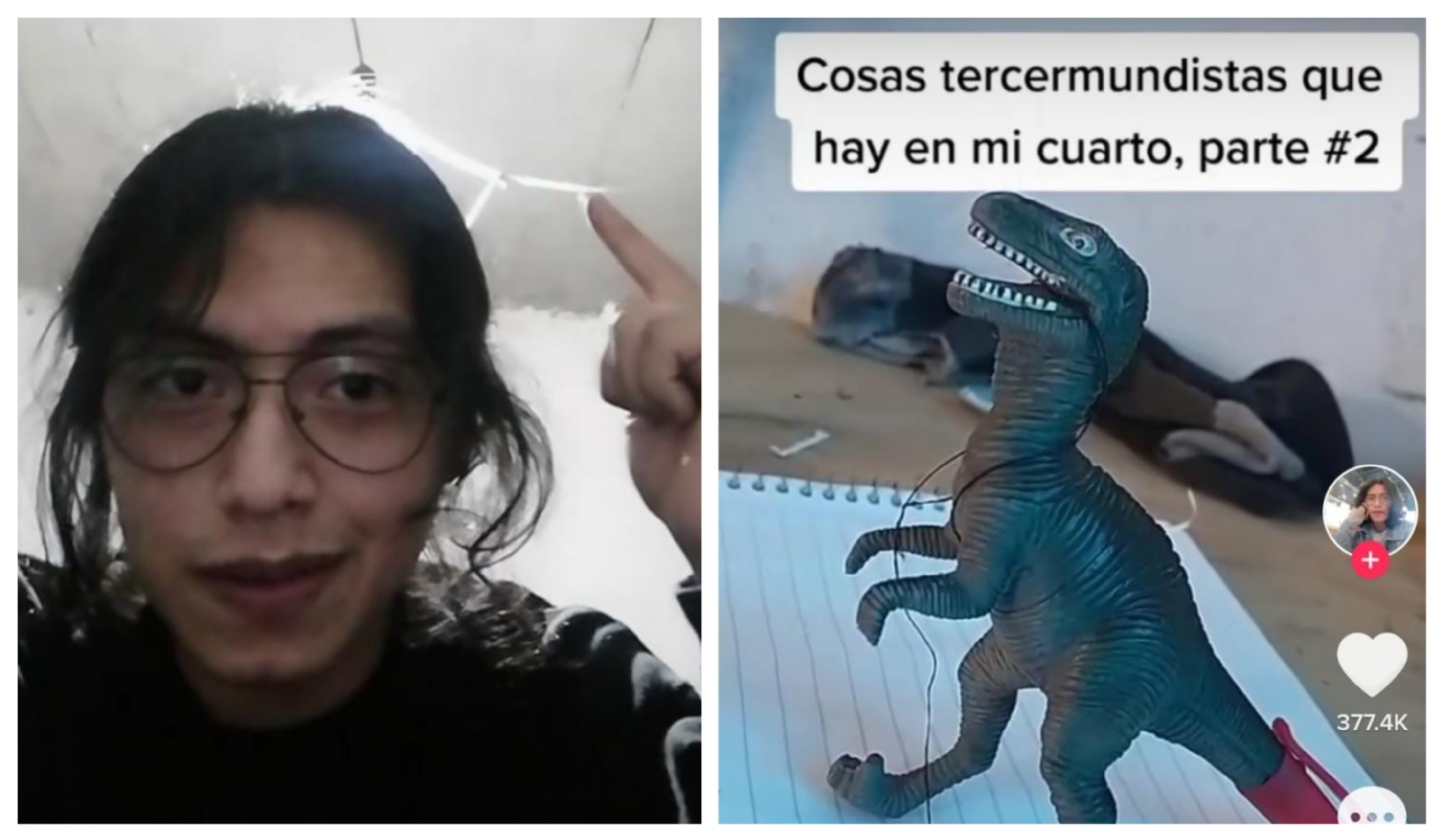 Joven mexicano muestra en TikTok su habitación 'tercermundista' y se hace viral