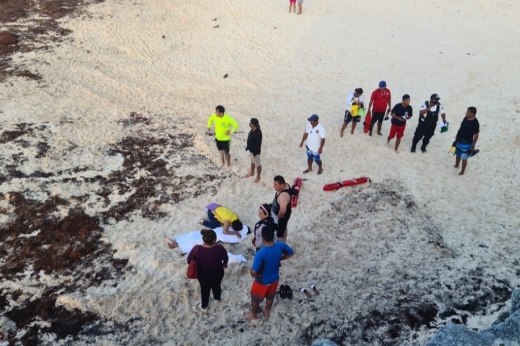 Encuentran cadáver de adolescente ahogado en Playa Gaviotas de Cancún