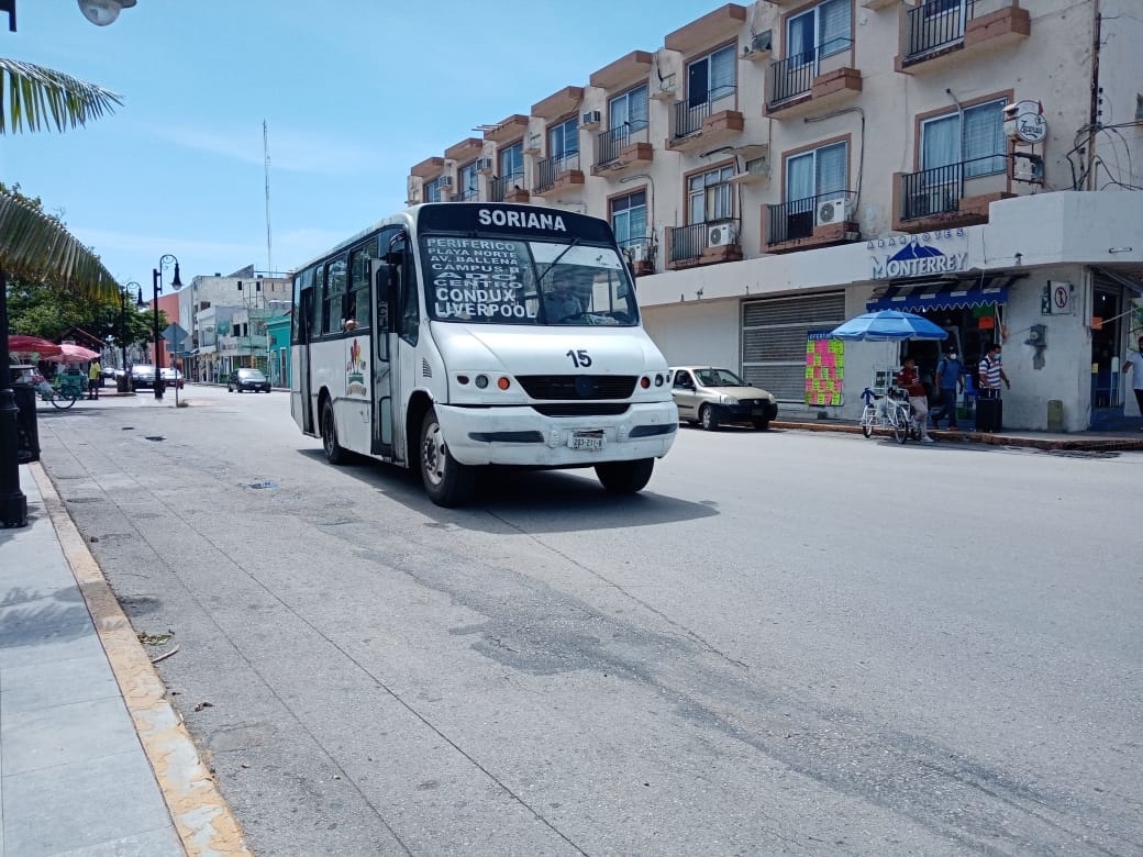 Sancionan a cuatro operadores del transporte público en Ciudad del Carmen