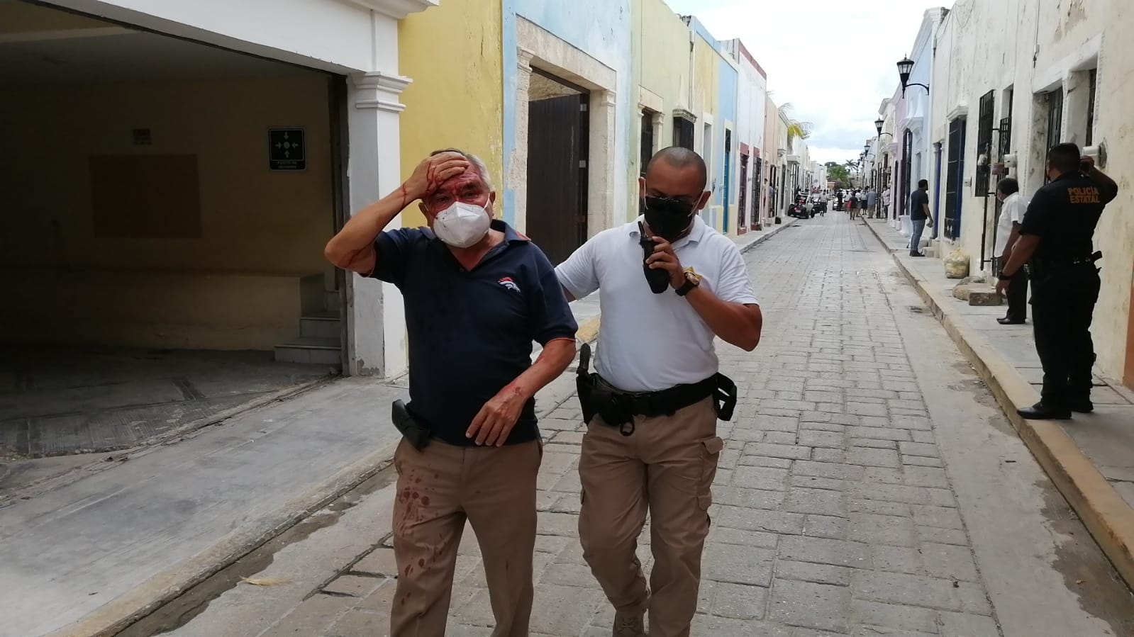 Pleito entre vecinos deja un herido con una navaja en Campeche: VIDEO