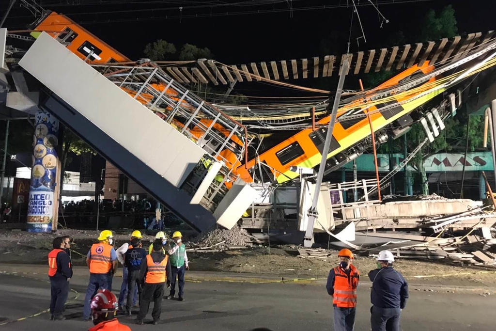 La FGJ-CDMX aseguró que el colapso se debió a errores de construcción. Foto: EFE