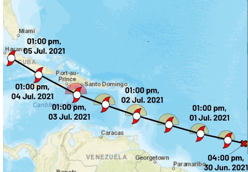 Se espera que el potencial ciclón tropical núm. 5 se convierta en la tormenta tropical Elsa