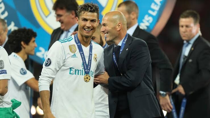  Zinedine Zidane y Cristiano Ronaldo