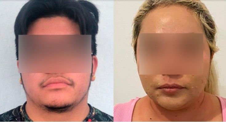 Detienen a pareja por robo de dinero de cajeros automáticos en Plaza Cancún Mall