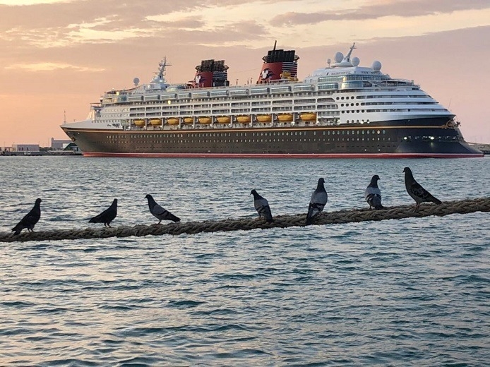 El crucero arribó el 5 de abril de este año