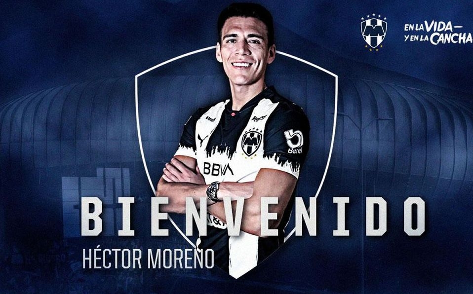 Héctor Moreno llega como refuerzo al Monterrey