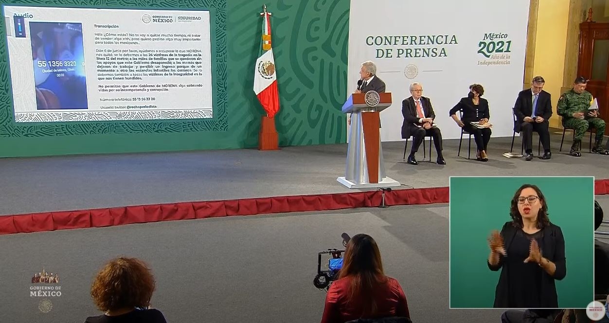 AMLO asegura que hubo 'guerra sucia' en las elecciones 2021; cita a Goebbels