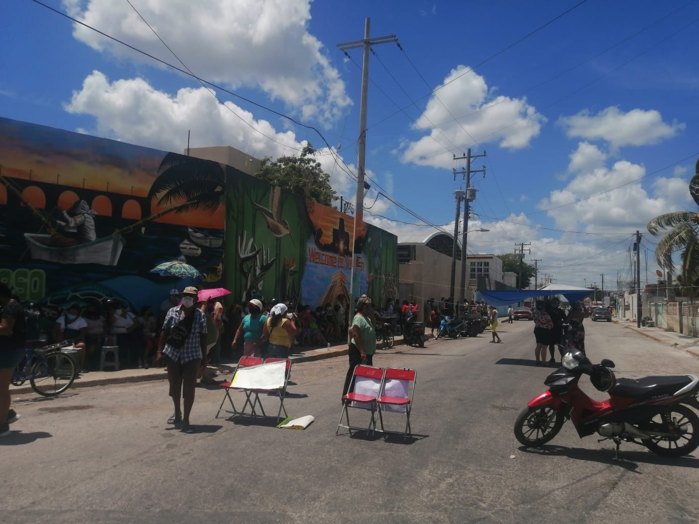 Protestan por 'triunfo' de Julián Zacarías en Progreso, Yucatán