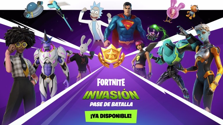 Fortnite estrena la temporada siete con personajes como Superman y Rick and Morty