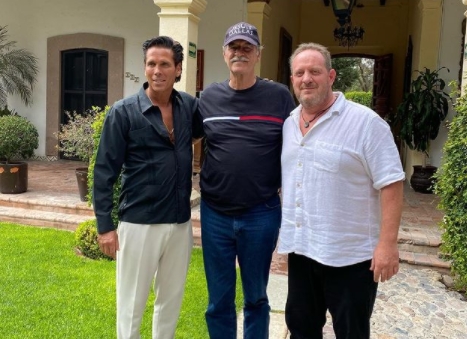 Roberto Palazuelos, Vicente Fox y Marcus Dantus