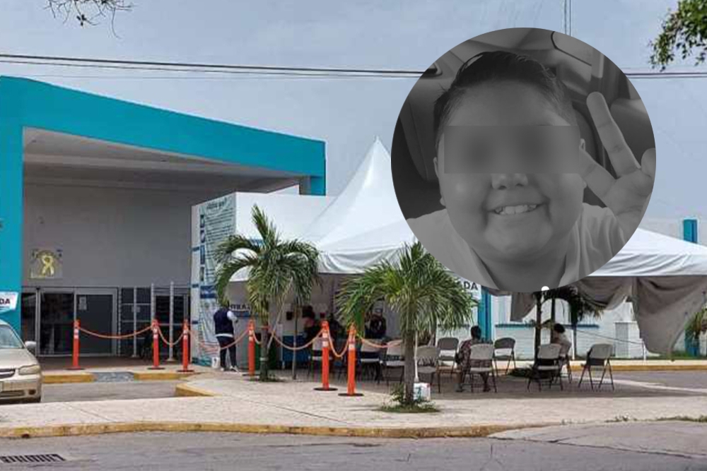 El pequeño Matías estuvo internado en el hospital de Chetumal; había terminado su tratamiento contra la leucemia