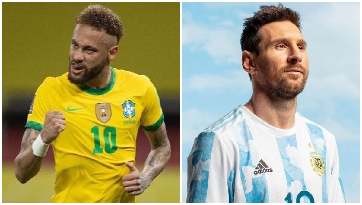 Neymar dirige a Brasil y Lionel Messi a Argentina. Foto: Especial