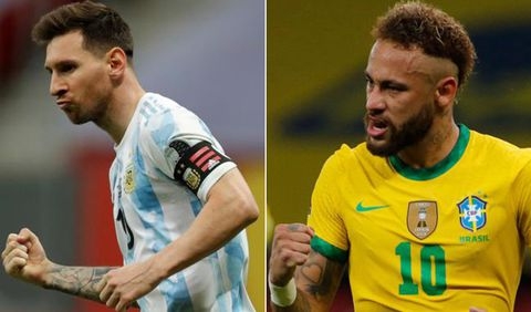 Argentina y Brasil  se enfrentan esta noche por el titulo de la Copa América 2021