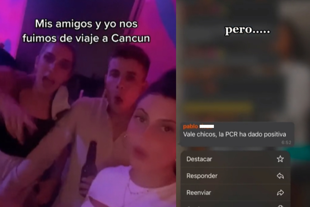 Los usuarios TikTok arremetieron contra la joven por su irresponsabilidad durante su viaje a Cancún