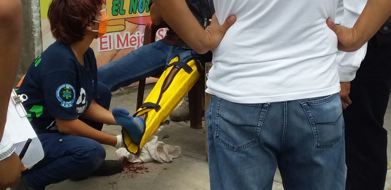 El motociclista fue trasladado al Hospital General de la ciudad de Chetumal