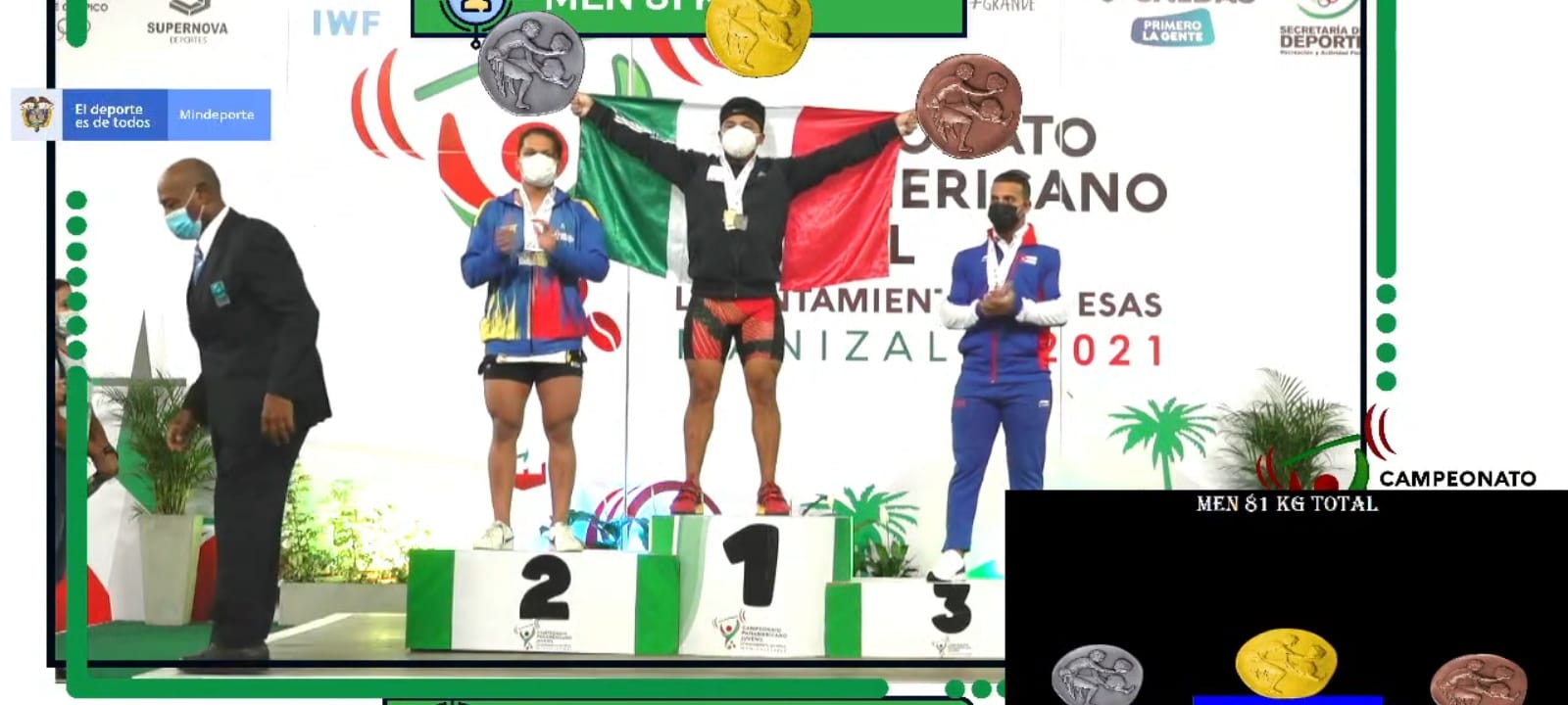 Pesista yucateco, Campeón de Panamericano; se cuelga dos preseas de oro