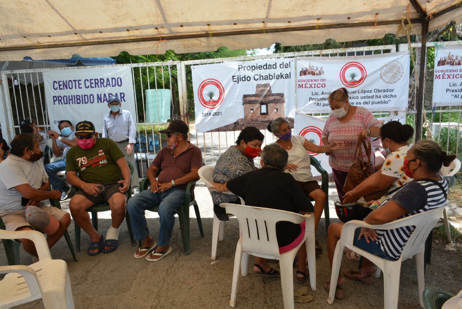 Más de 300 ejidatarios forman parte de la Asamblea que disputa estas tierras desde hace 50 años