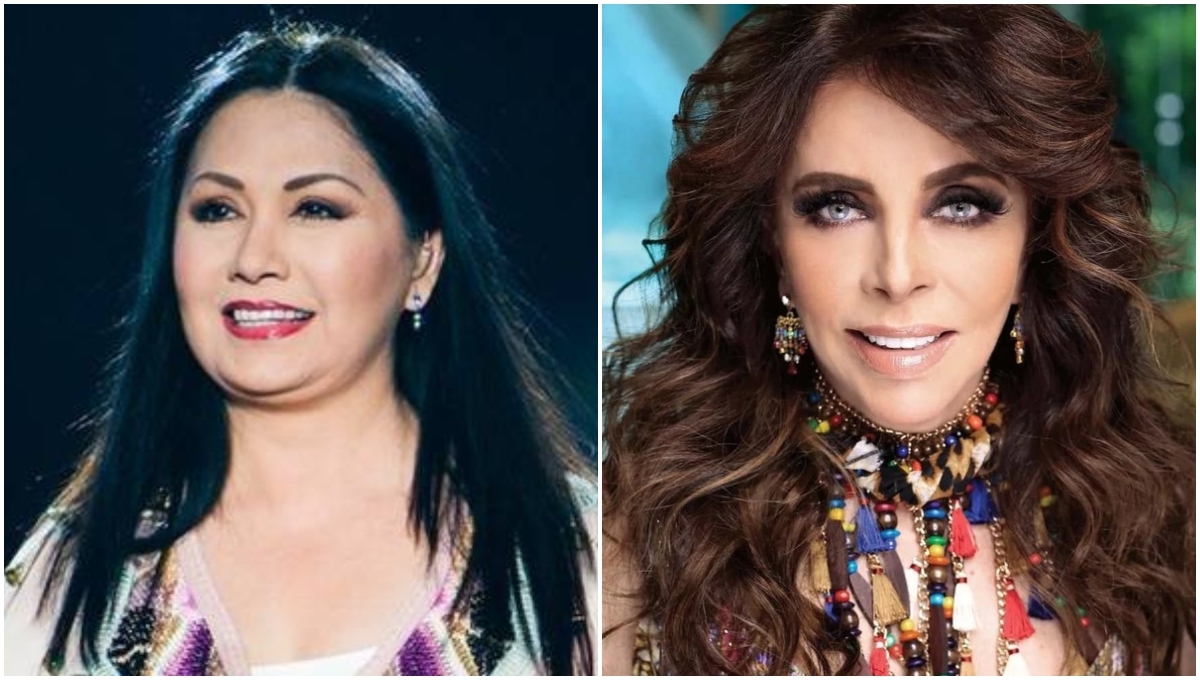 Así fue el día en que Ana Gabriel le dio serenata a Verónica Castro en un programa en vivo