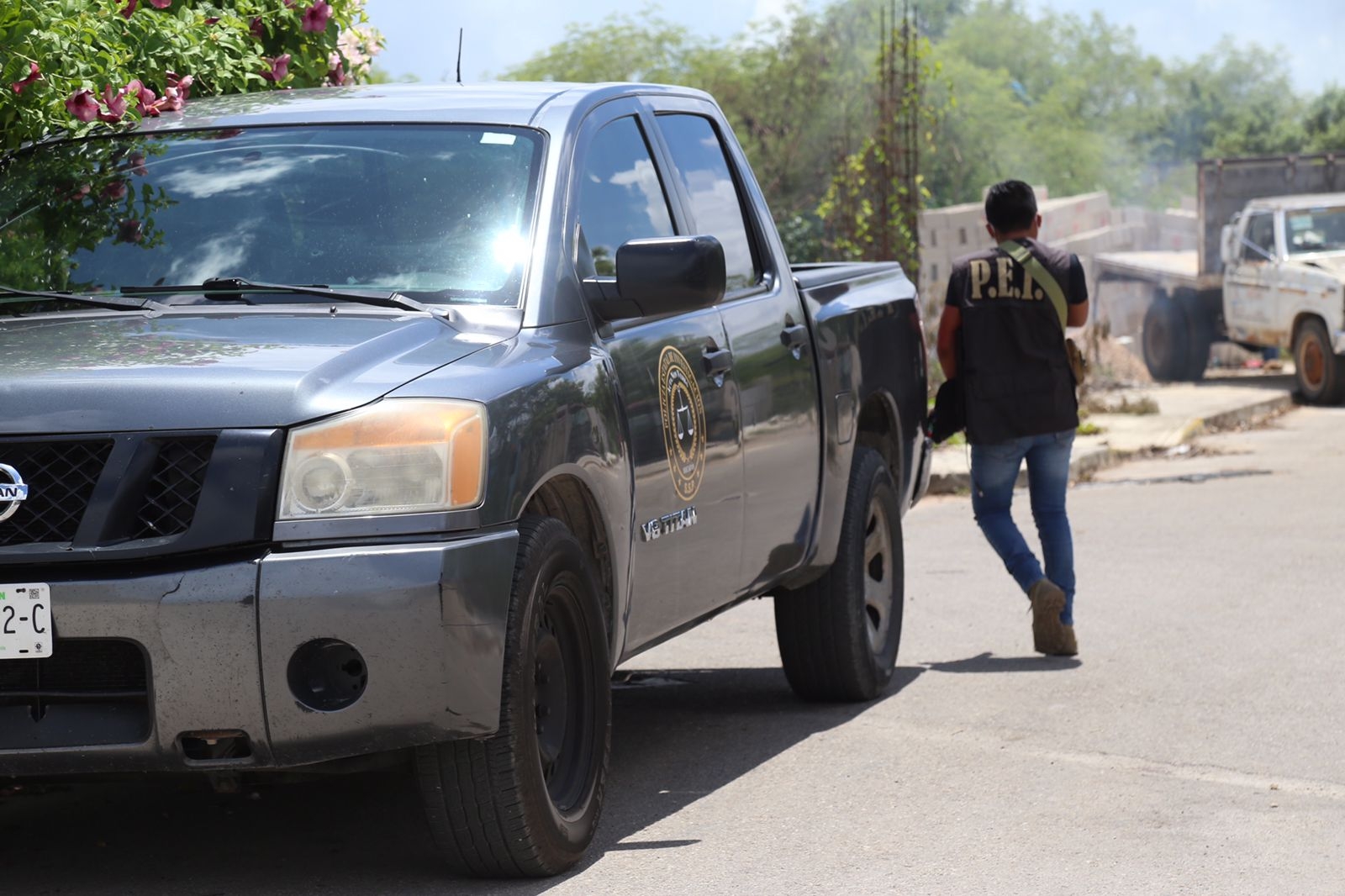 Detienen a policía por atropellar a su compañero en la colonia Roble Alborada en Mérida