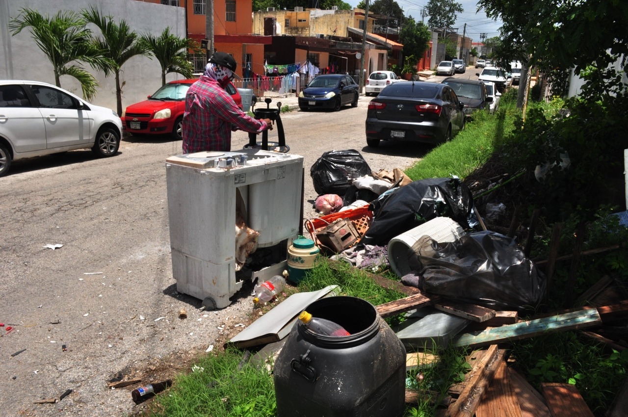 Los habitantes de Mérida no logran separar sus desechos orgánicos e inorgánicos al momento de sacar la basura